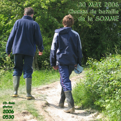 BRITISH TEENAGERS IN WELLIES IN "SOMME BATTLEFIELDS", FRANCE, MAY 2006.