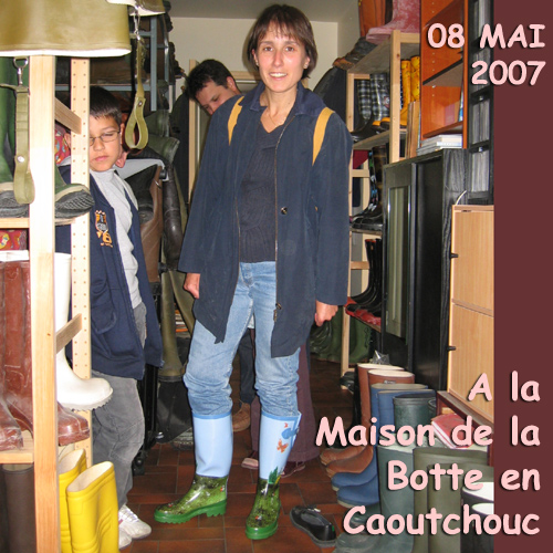 LADY IN RUBBER BOOTS, MAI 2007.