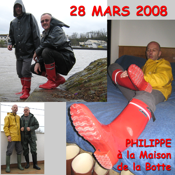 With Philippe, at the House, 2008.
