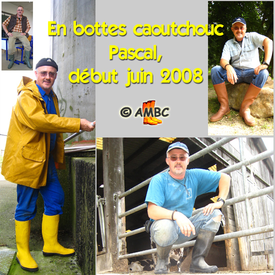 Pascal, bottes caoutchouc, wellies, June 2008.