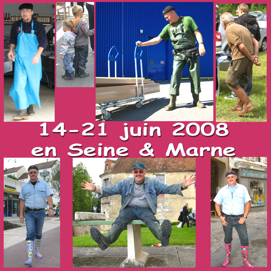 bottes caoutchouc. 