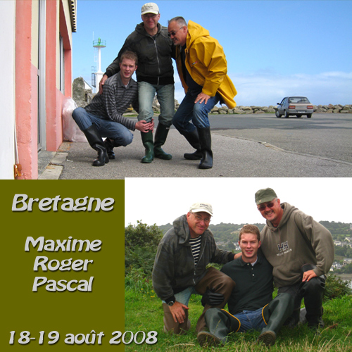 Wearing wellies in Brittany, August 2008.