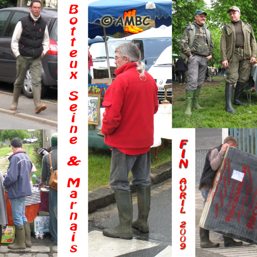 Many rubberbooted guys in Seine & Marne, April 2009.