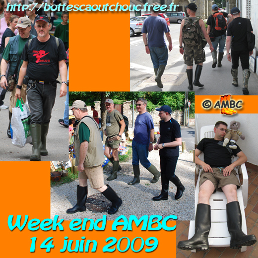 AMBC weekend, June 2009. Stivali di gomma, gumboots.