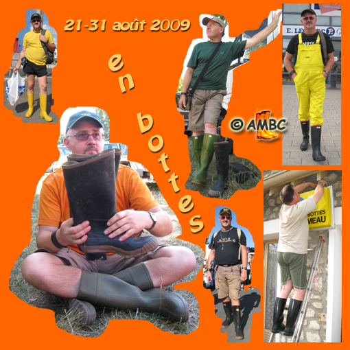 Sunny days in wellies; Gummistiefel, stivali di gomma, 2009.