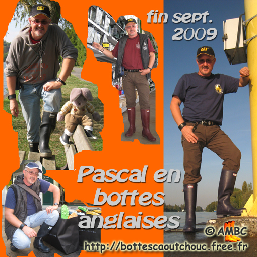 Pascal, wearing Hunter or Bullseyes gumboots, sept. 2009.