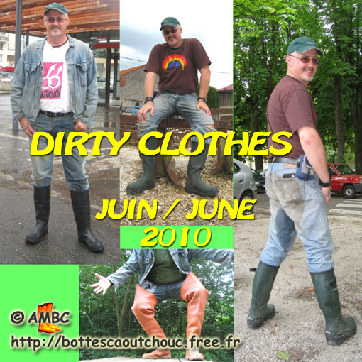 Gumboots & dirty gear; Gummistiefel, stivali di gomma, botas de hule, May 2010.