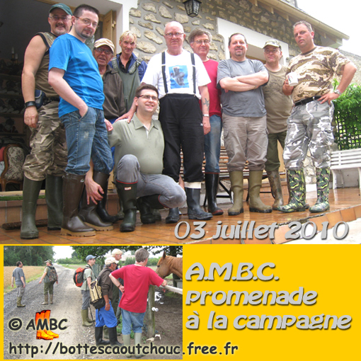 10 rubberboots fans in the country; Gummistiefel, stivali di gomma, botas de hule, July 2010.