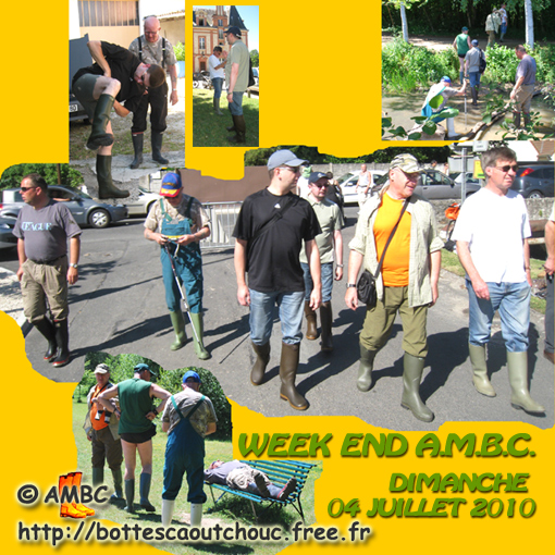 AMBC rubber boots week end; Gummistiefel, stivali di gomma, botas de hule, 2010.