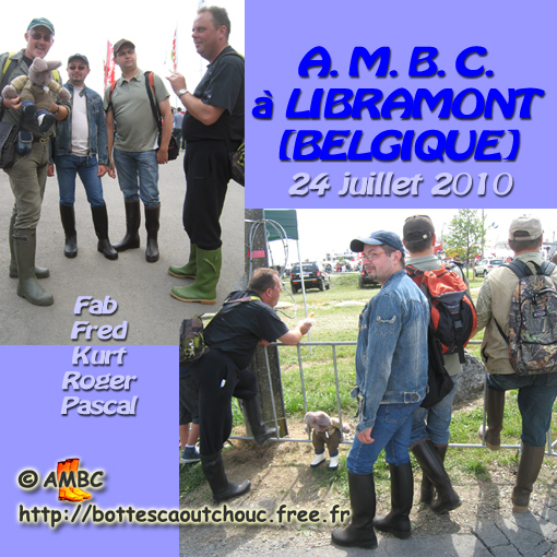 AMBC at Libramont festival; rubber laarzen; Gummistiefel, stivali di gomma, botas de hule, 24 July 2010.