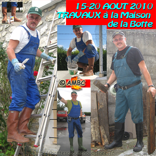 Pascal working; Gummistiefel, stivali di gomma, botas de hule, 2010.