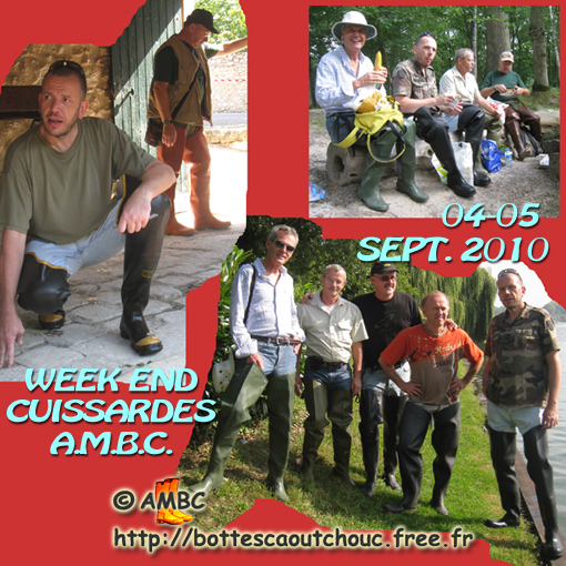 AMBC Waders weekend; Gummistiefel, stivali di gomma, 2010.