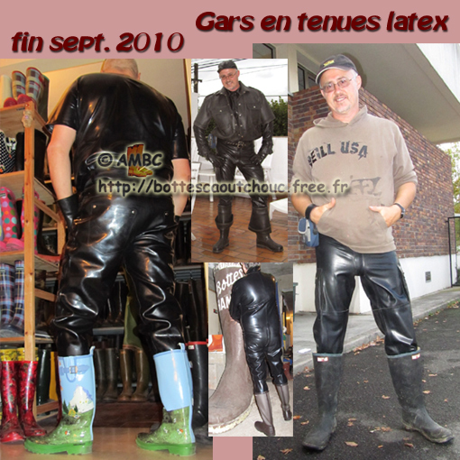 Rubber firends at the House; Gummistiefel, stivali di gomma, Sept. 2010.