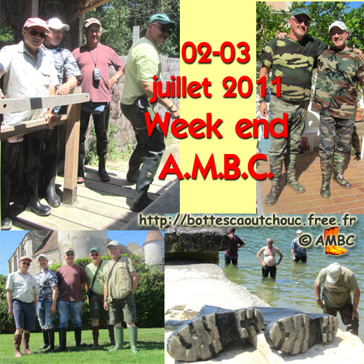 AMBC rubber boots week end; Gummistiefel, stivali di gomma, botas de goma, July  2011.