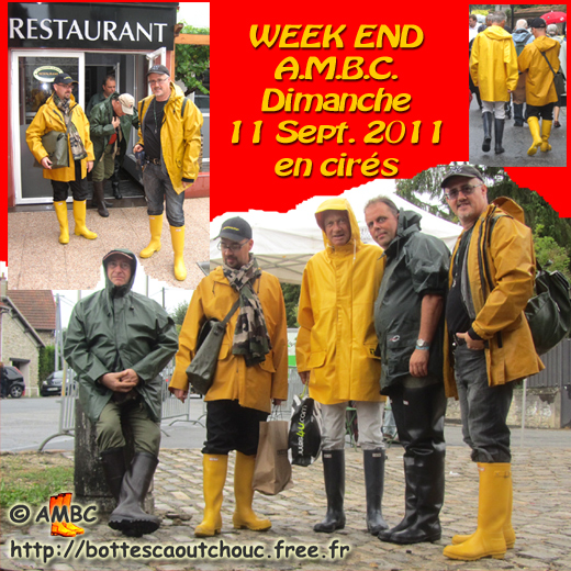 Rainy rubberbooted AMBC week end. Gummistiefel, stivali di gomma, botas de goma 2011.