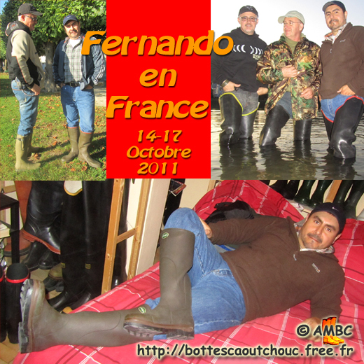 Rubberbooted Fernando, from Portland, Oregon, to the HRB. Gummistiefel, stivali di gomma, botas de goma 2011.