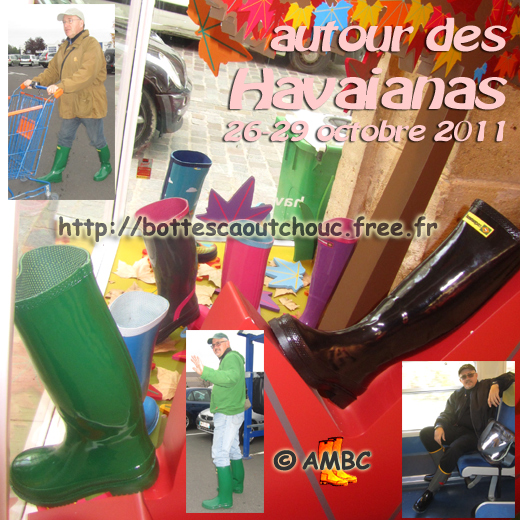 Havaianas Gummistiefel, stivali di gomma, botas de goma 2011.