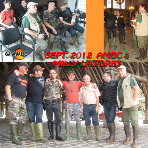 AMBC rubberbooted friends in Milly La Forêt (Jean Cocteau 's House) Gummistiefel, stivali di gomma, botas de goma 2012.