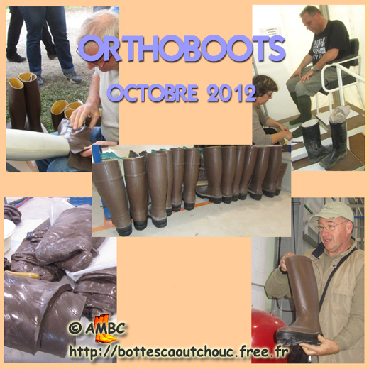 ORTHOBOOTS LTD, FRANCE. (It makes rubber boots for all special feet, and on your exact size). Gummistiefel, stivali di gomma, botas de goma 2012.