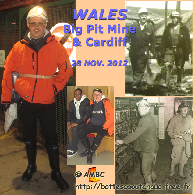 Pascal in gumboots in Wales. Gummistiefel, stivali di gomma, botas de goma 2012.