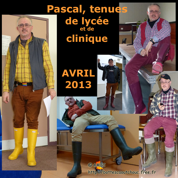 Pascal wearing wellies at school and in different hospitals; gumboots, Gummistiefel, stivali di gomma, botas de goma, galochas, gummistövlar, cizme, 2013.