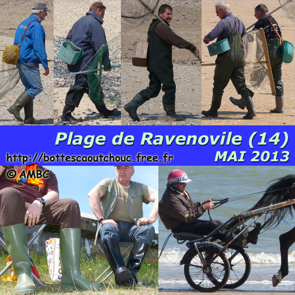 On the beach; people searching for cockles. Gummistiefel, stivali di gomma, botas de goma, Gummistövlar, cizme, rubber laarzen, 2013. Copyright AMBC.