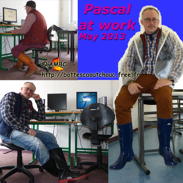 Pascal wearing his wellies at school. Gummistiefel, stivali di gomma, botas de goma, Gummistövlar, cizme, rubber laarzen, 2013. Copyright AMBC.