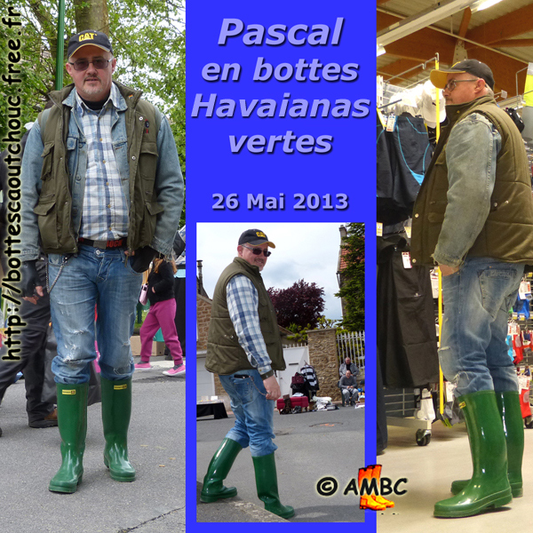 Pascal loves his Havaianas wellies. Gummistiefel, stivali di gomma, botas de goma, Gummistövlar, cizme, rubber laarzen, 2013. Copyright AMBC.