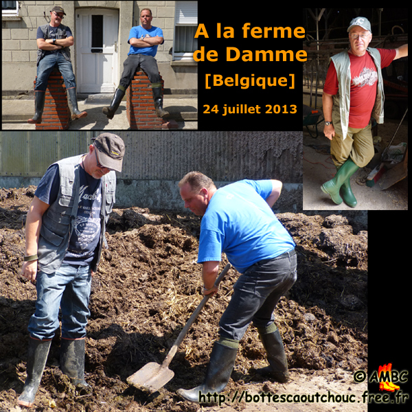 Working in a Belgium Farm. Gummistiefel, stivali di gomma, botas de goma, Gummistövlar, cizme, rubber laarzen, 2013. Copyright AMBC.