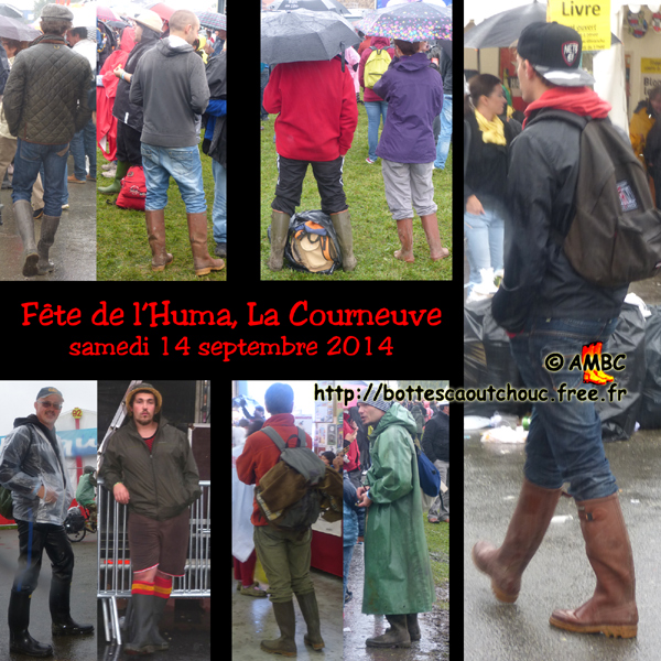 Paris, Huma Festival. Gummistiefel, stivali di gomma, botas de goma, Gummistövlar, cizme, rubber laarzen, 2013. Copyright AMBC.