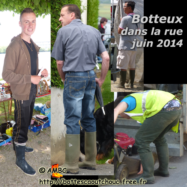 In the street. Gummistiefel, stivali di gomma, botas de goma, Gummistövlar, cizme, rubber laarzen. Copyright AMBC 2014.