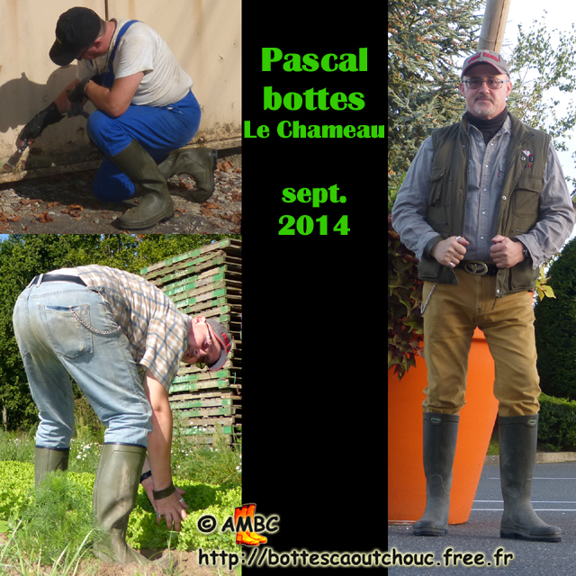 Pascal, wearing Le Chameau gumboots. Gummistiefel, stivali di gomma, botas de goma, Gummistövlar, cizme, rubber laarzen. Copyright AMBC 2014.