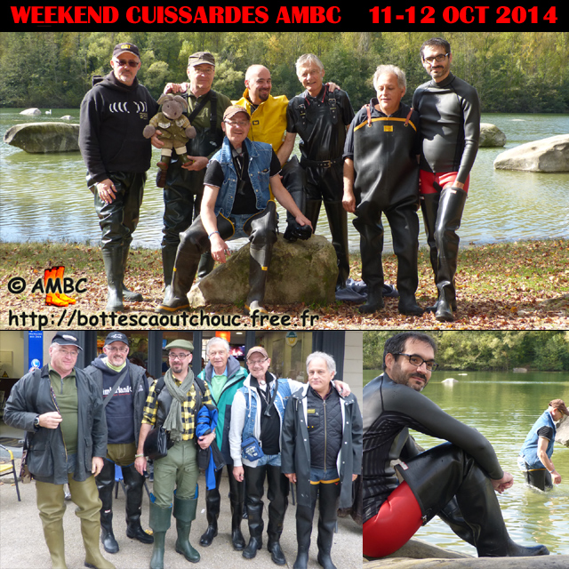AMBC waders week-end. Gummistiefel, stivali di gomma, botas de goma, Gummistövlar, cizme, rubber laarzen. Copyright AMBC 2014.
