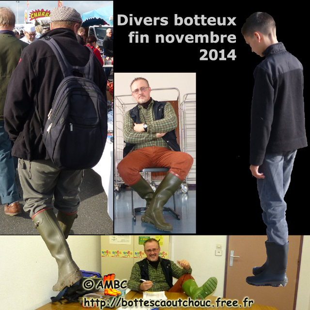 Gumbooted guys. Gummistiefel, stivali di gomma, botas de goma, Gummistövlar, cizme, rubber laarzen. Copyright AMBC 2014.