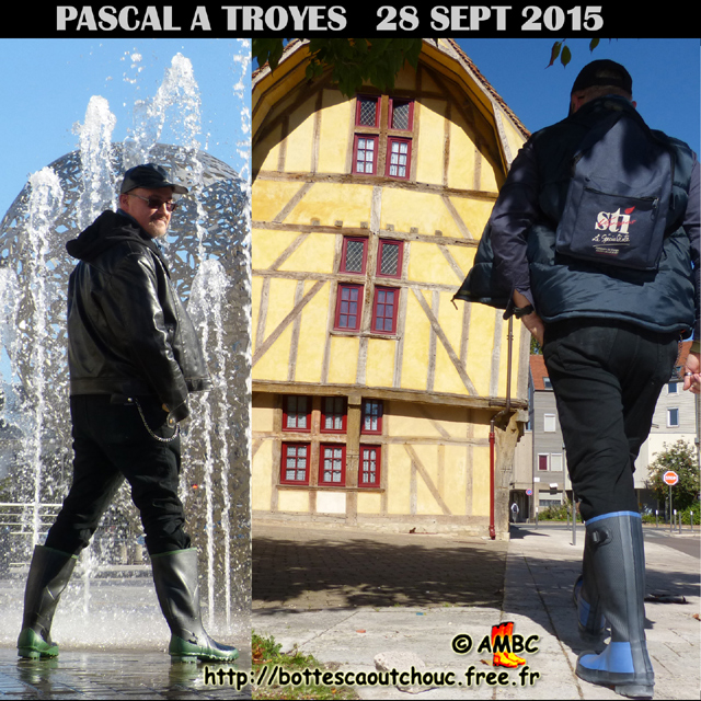 Gummistiefel, stivali di gomma, wellies. TROYES, Capital of Champagne. Copyright AMBC 2015.