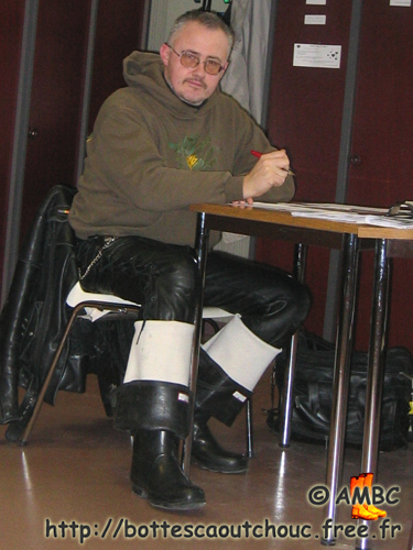 Working in Shorefisher black waders.