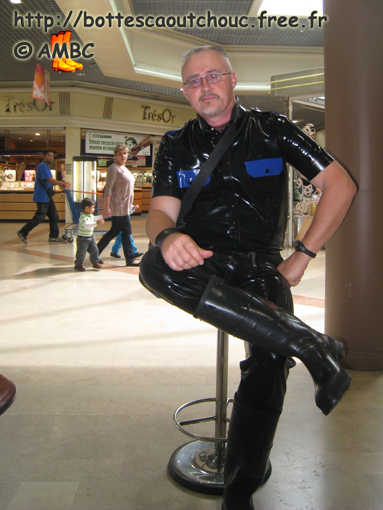 Wearing rubber & Bata boots, Summer 2010.